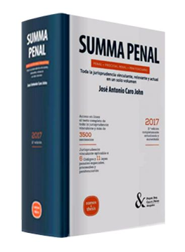 SUMMA PENAL (Derecho Penal - Derecho Procesal Penal - Jurisprudencia)